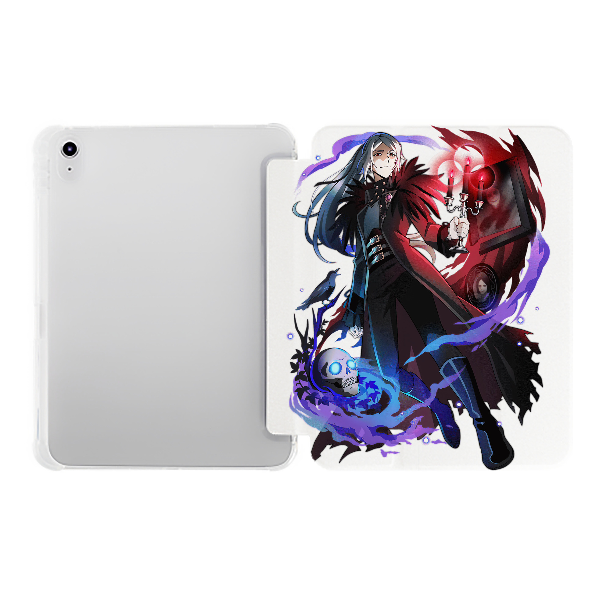 （画像用） 文豪ストレイドッグス Bungo Stray Dogs IPad ケース ペン収納付き 三つ折りスタンド PUレザー×シリコン 対応機種9.5/10.5/10.9インチ